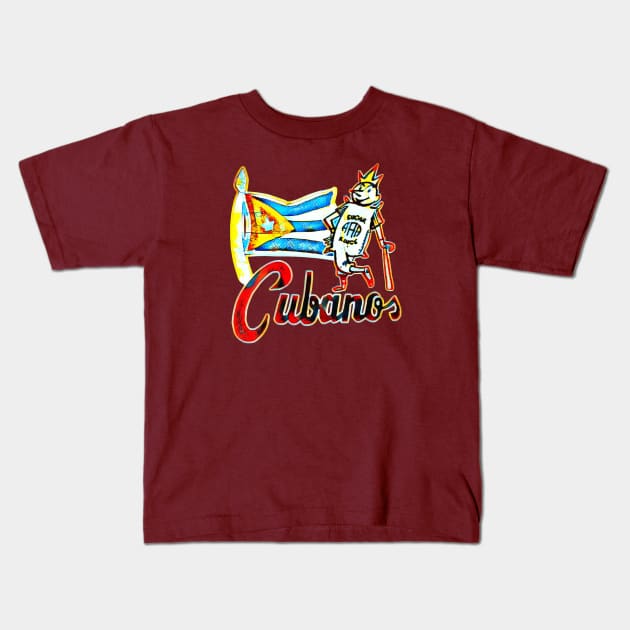 Havana Sugar Kings Baseball Kids T-Shirt by Kitta’s Shop